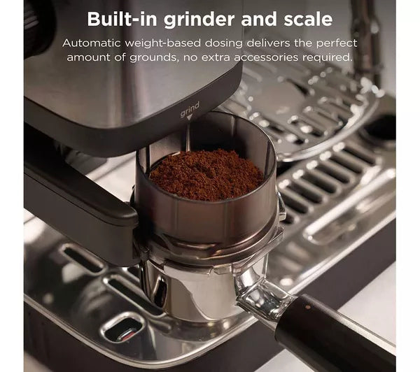 Ninja ES301UK Luxe Café MINI Espresso Machine - Black/ Silver