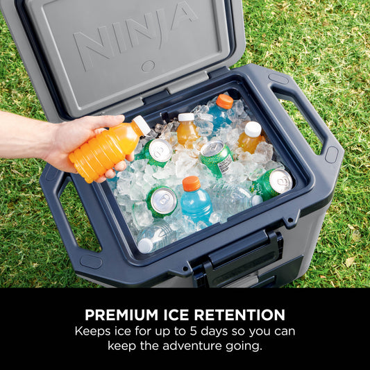 Ninja FB131UKGY FrostVault 30QT/28L Hard Cooler with Dry Zone - Slate Grey