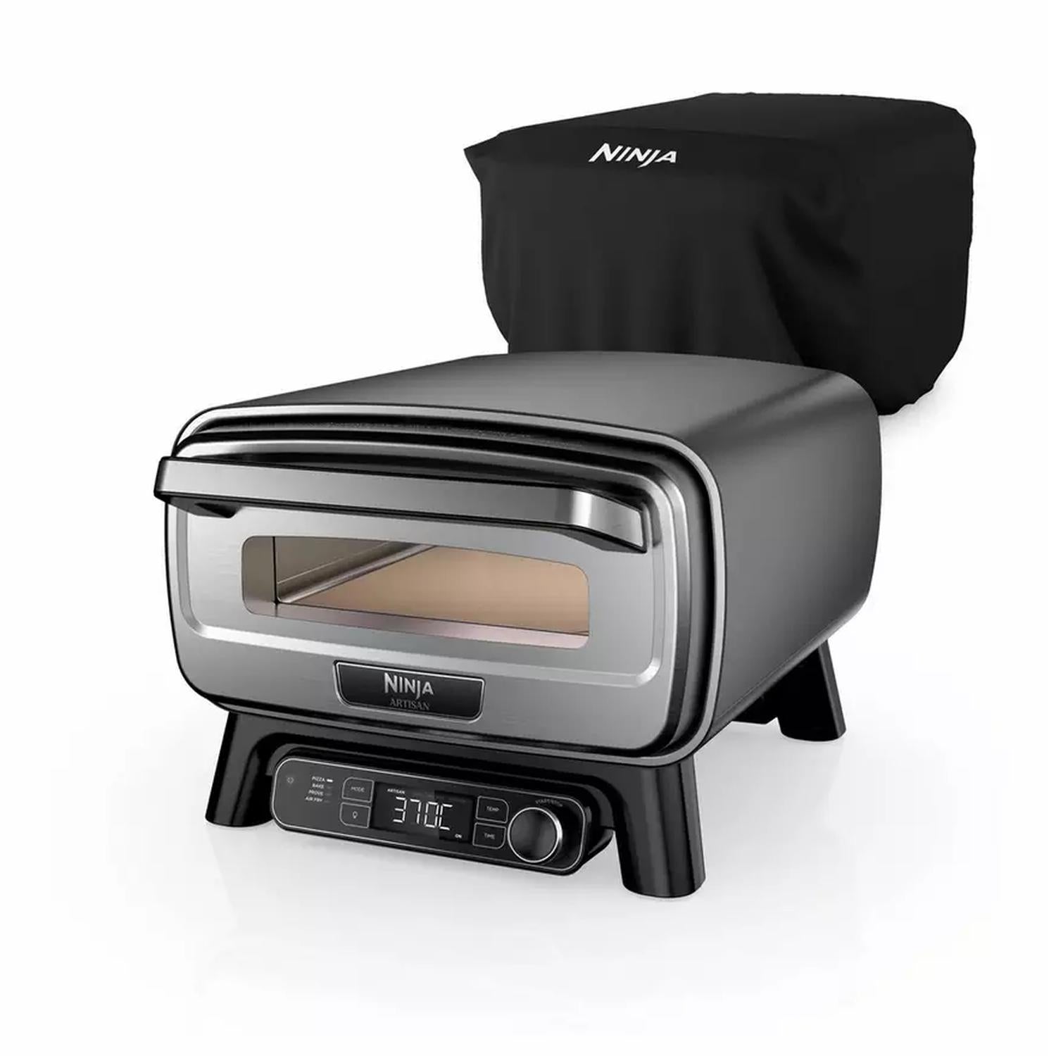 Ninja MO203UK Artisan Outdoor Pizza & Air Fry Oven with Cover - Grey
