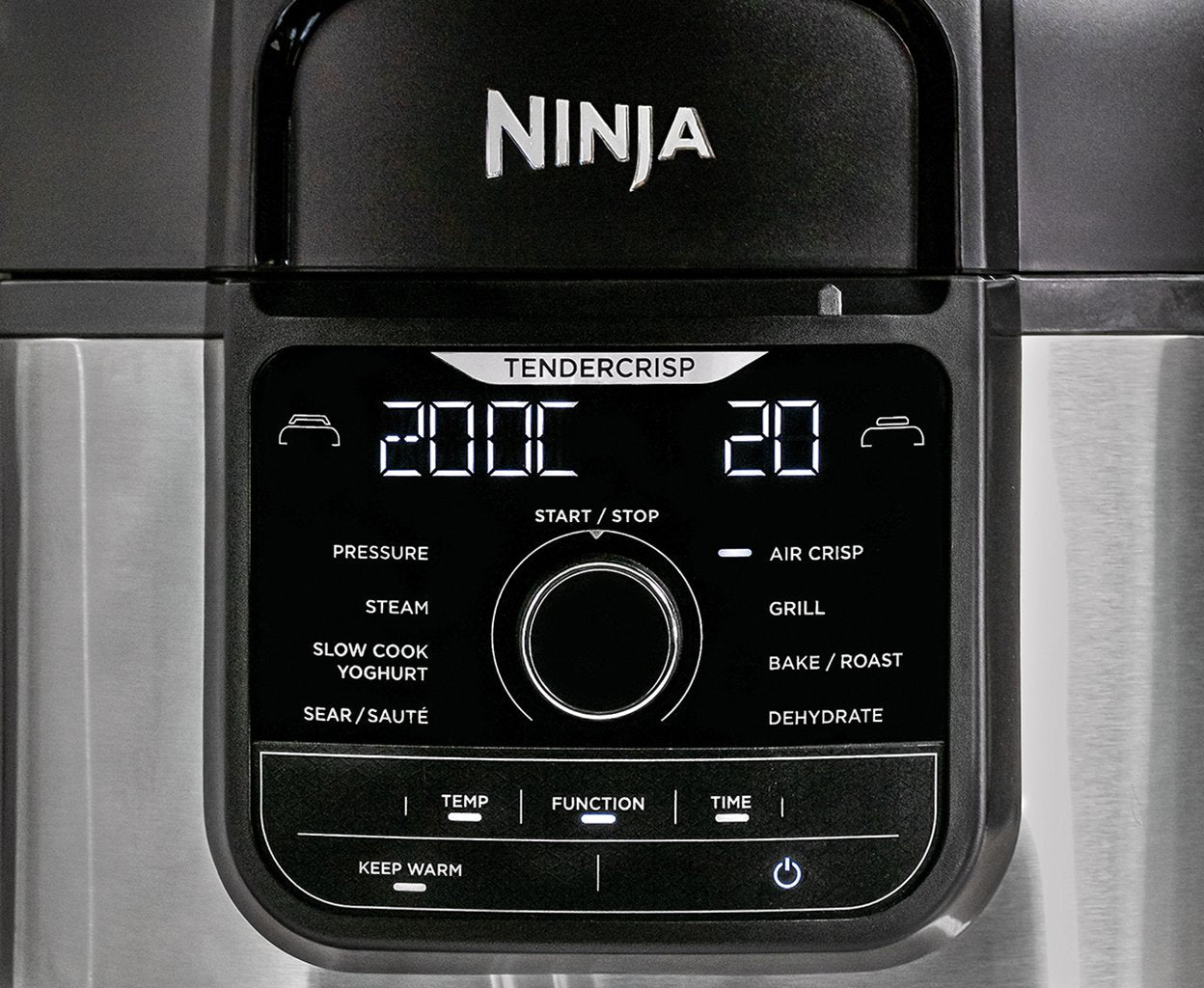 Ninja OP350UK Foodi 9-in-1 Multi-Cooker 6L - Black/Sliver