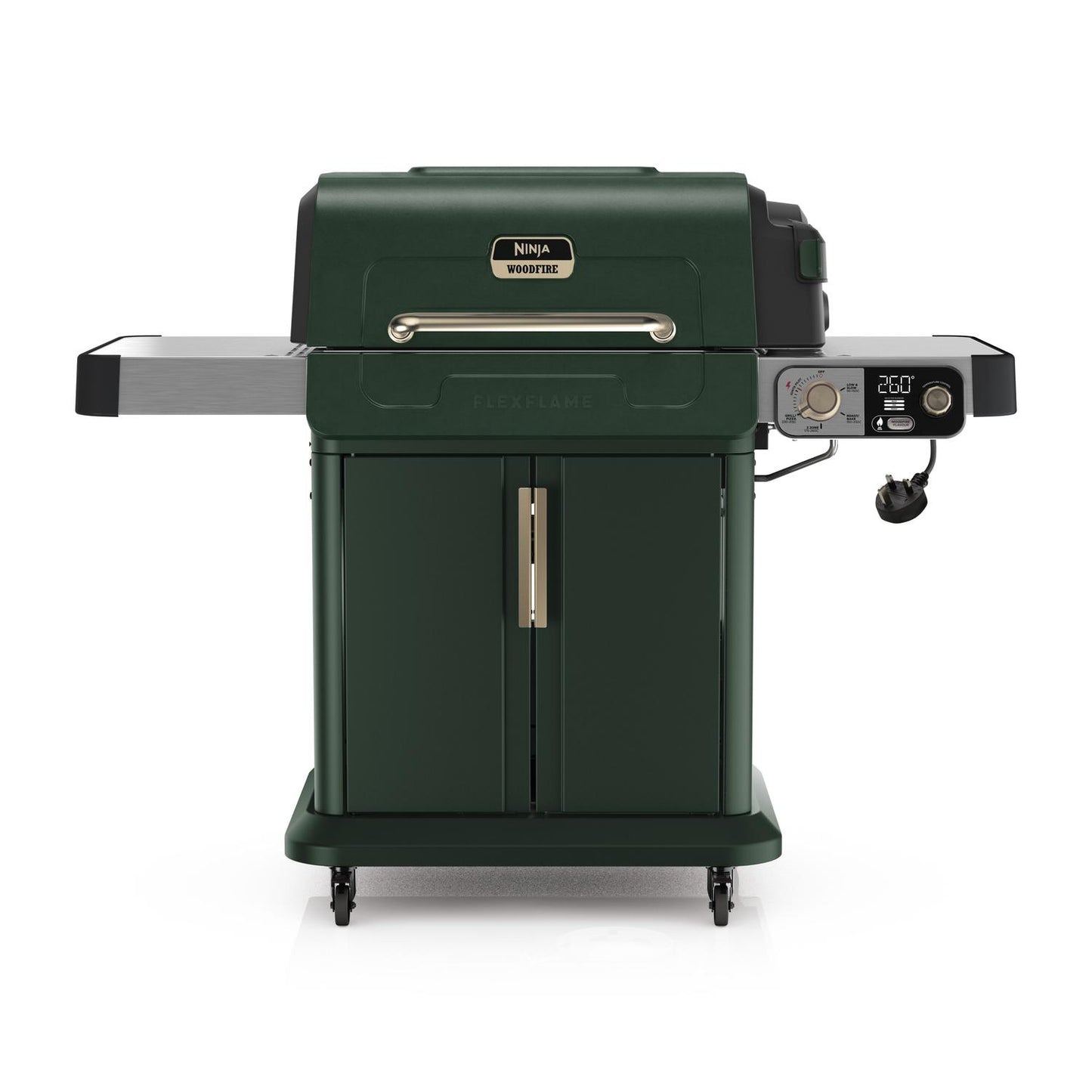 Ninja PG301UKGN FlexFlame Gas BBQ & Outdoor Cooking System - Green