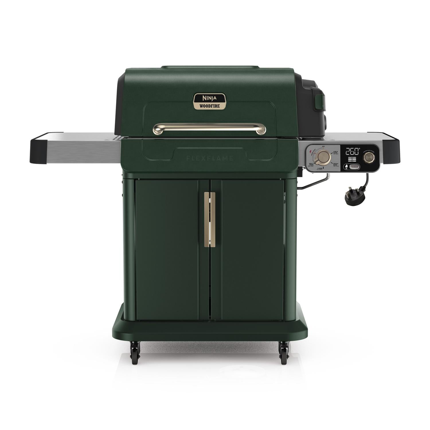 Ninja PG301UKGN FlexFlame Gas BBQ & Outdoor Cooking System - Green