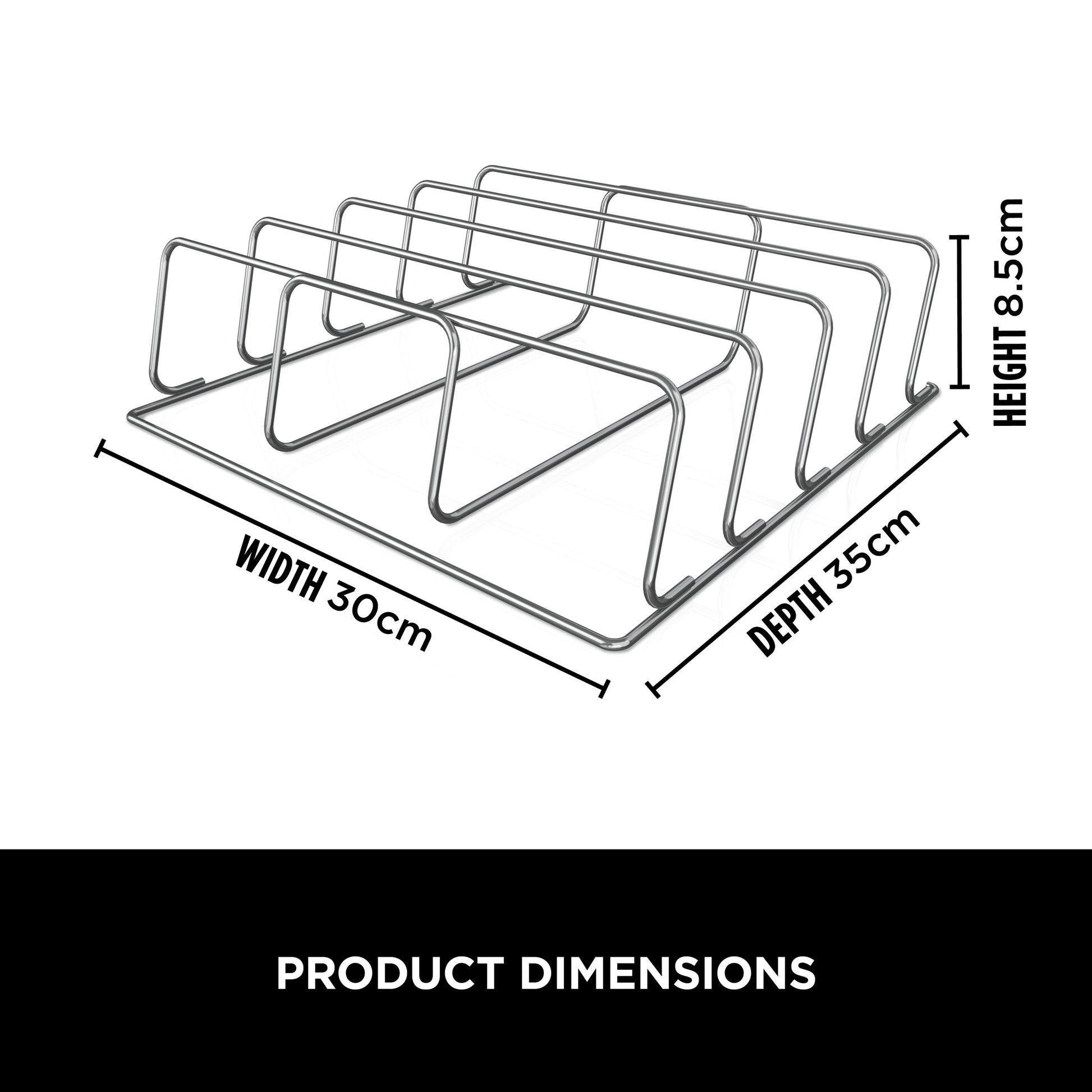 Ninja XSKOGXLRBRKEU Woodfire XL Electric BBQ Rib Rack - Silver