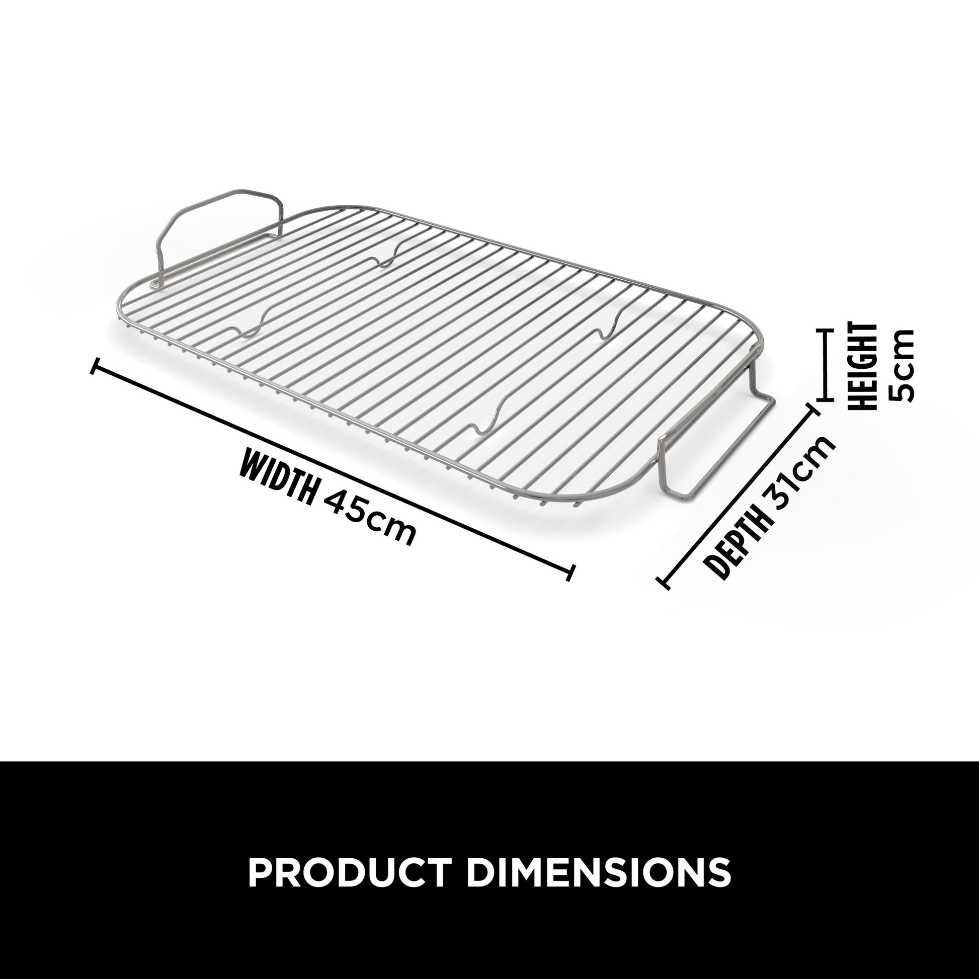 Ninja XSKOGXLRSRKEU Woodfire XL Roast & Smoke Rack - Silver