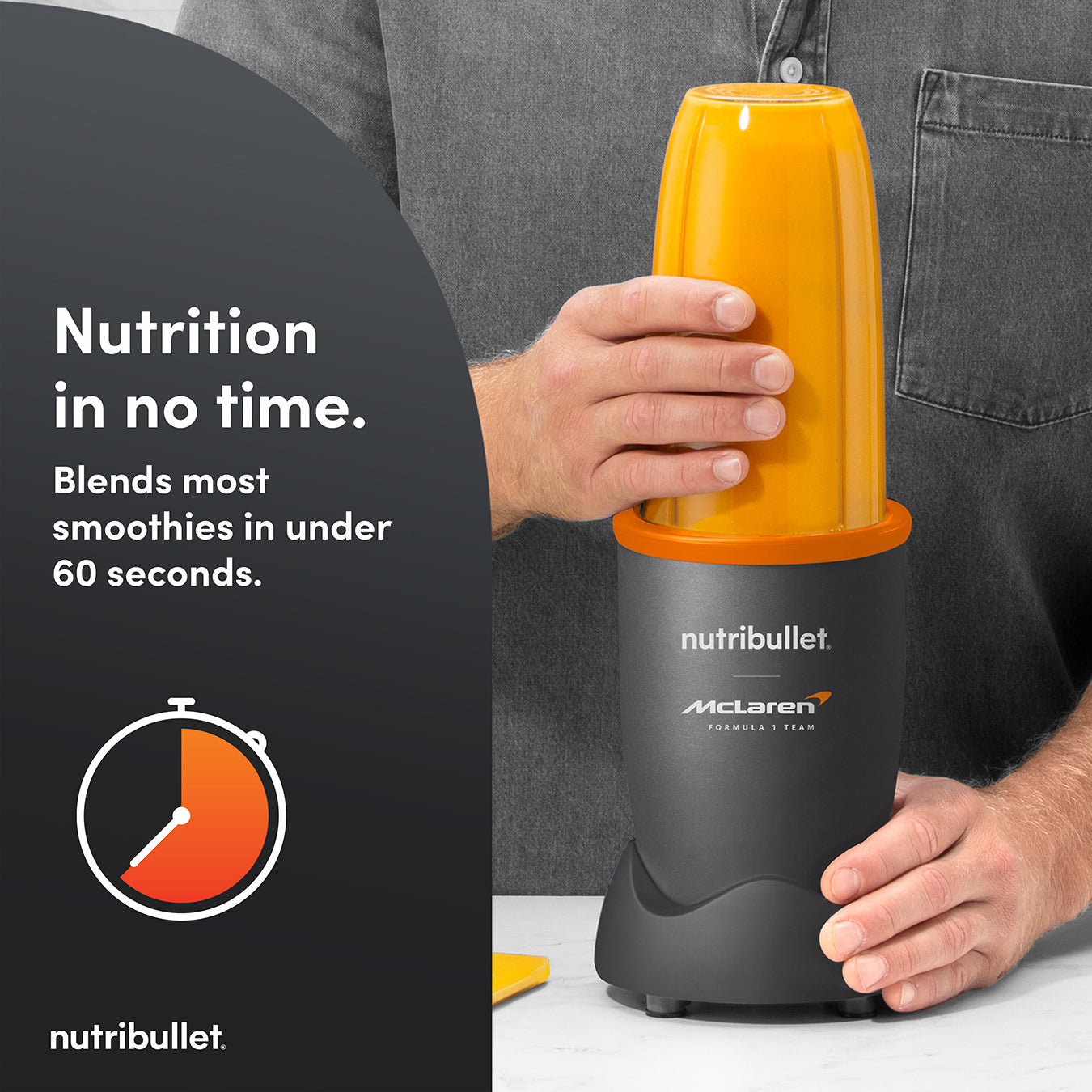 Nutribullet NB-201 McLaren Portable Blender - Grey