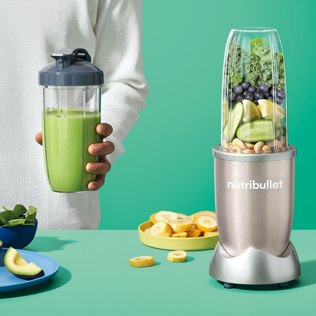 Nutribullet NB-201S 900 Series Blender - Champagne
