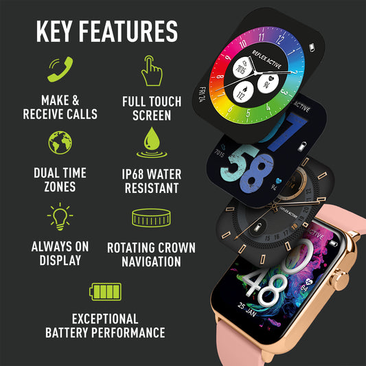 Reflex Active RA30-2188 Amoled Series 30 Smart Watch - Nude