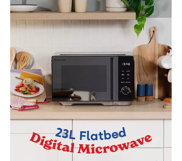 Russell Hobbs RHFM2365B  23Litre Flatbed Digital Microwave - Black
