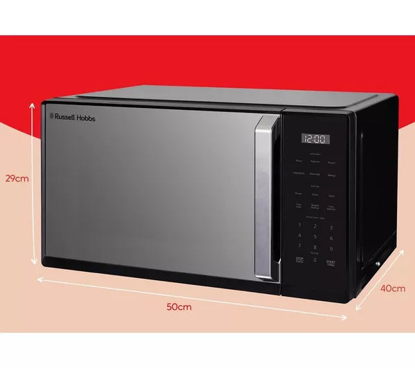 Russell Hobbs RHMT2512B 25 Litre Touch Control Digital Microwave - Black
