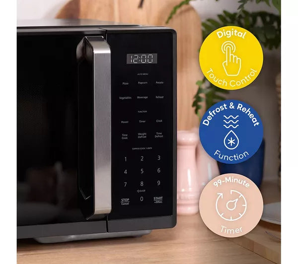 Russell Hobbs RHMT2512B 25 Litre Touch Control Digital Microwave - Black