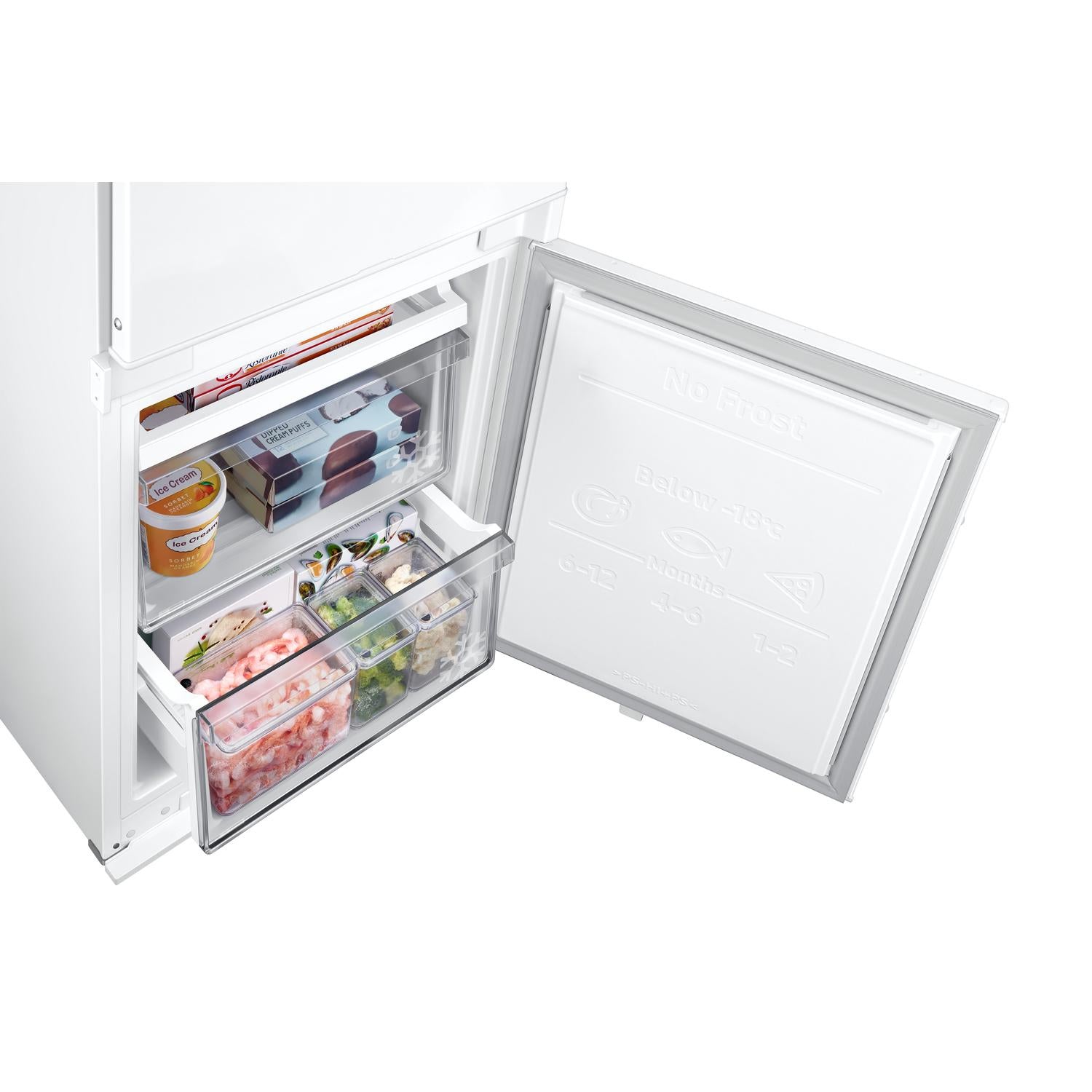 Samsung BRB70F26DES0EU 54cm 60/40 Integrated Frost Free Fridge Freezer - White