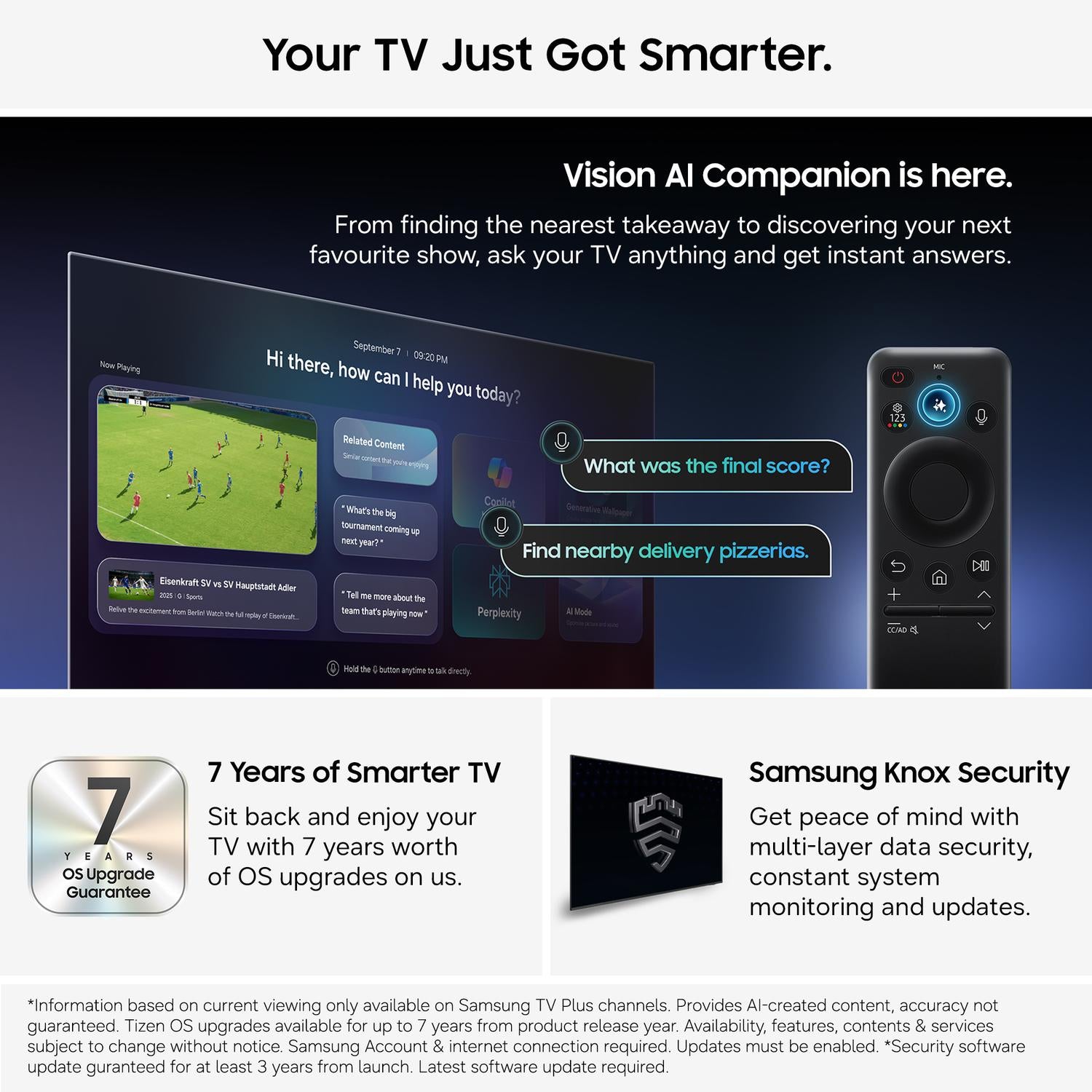 Samsung MRE65R85HAUXXU 65" 4K Micro RGB Vision AI Smart TV
