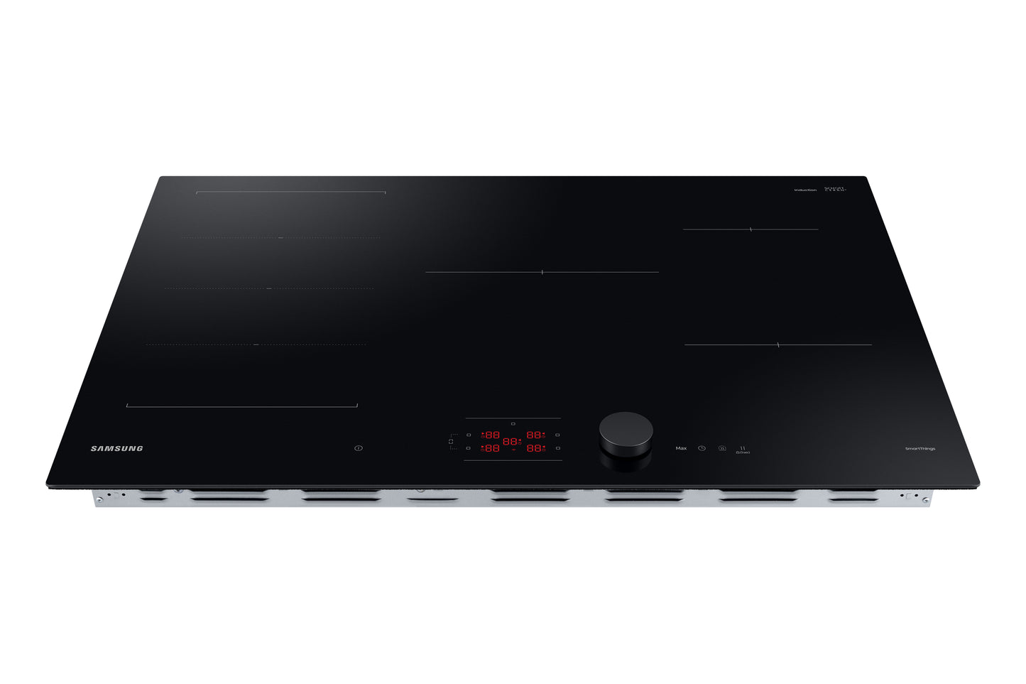 Samsung NZ85C6058FK/U1 Slim Fit 80cm 5 Burner Induction Hob with Flex Zone Plus - Black