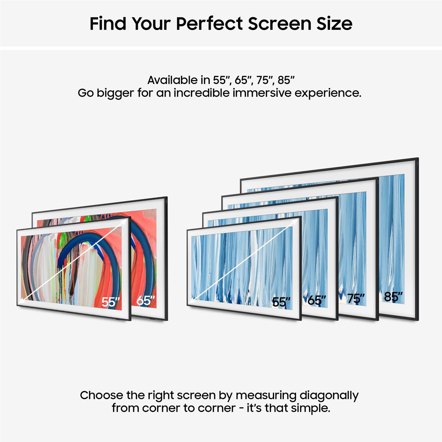 Samsung QE75LS03HWUXXU 75" 4K The Frame Pro Neo QLED 4K Vision AI Smart TV Art Mode & Wall Mount TV