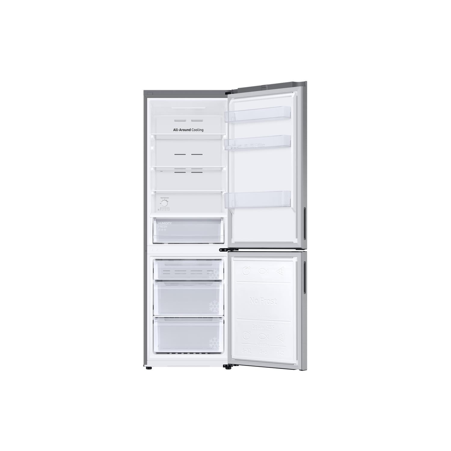 Samsung RB33B610ESA/EU 59.5cm 60/40 Frost Free Fridge Freezer - Silver