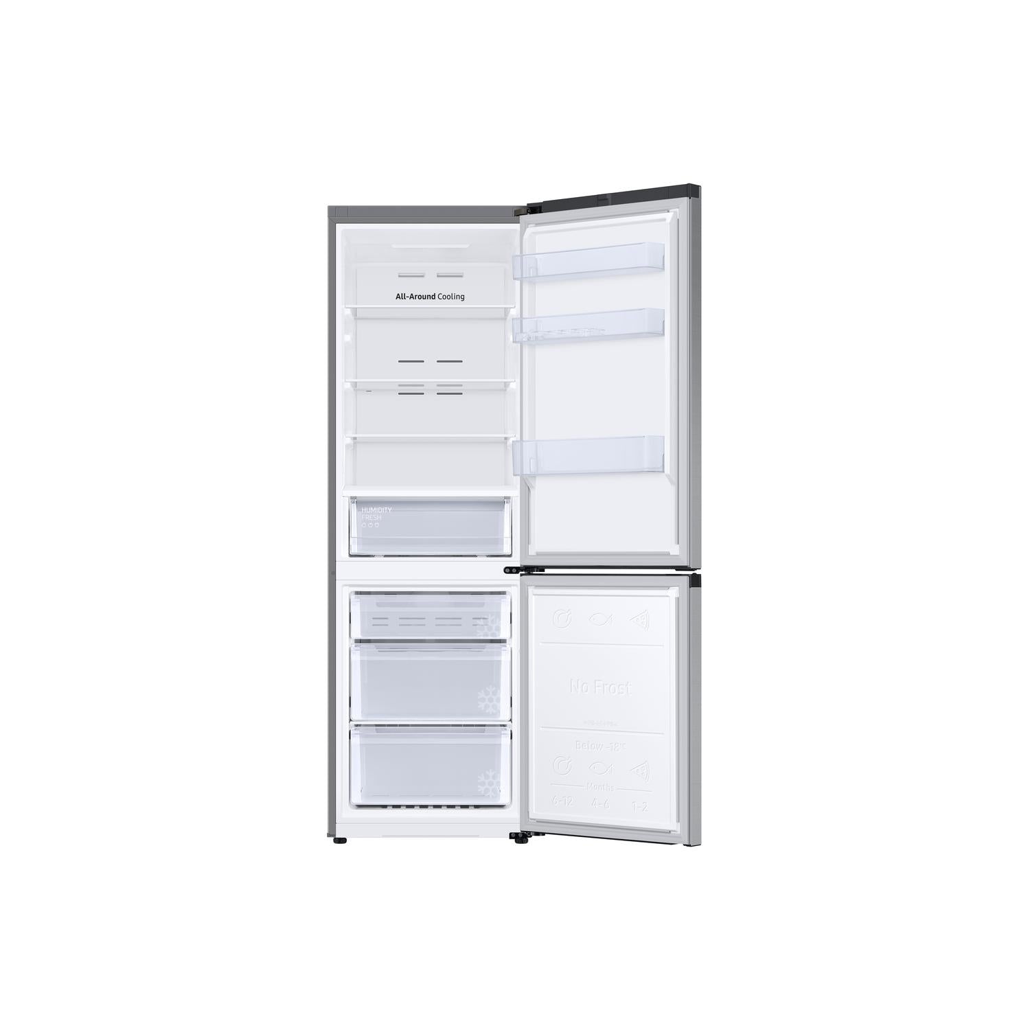 Samsung RB34C600ESA/EU 59.5cm 60/40 Frost Free Fridge Freezer - Silver