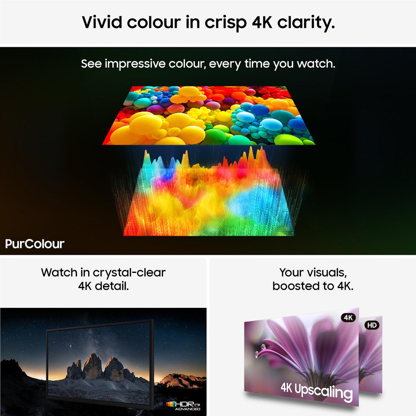 Samsung UE85U8020HKXXU 85" 4K Crystal UHD Vision AI Smart TV