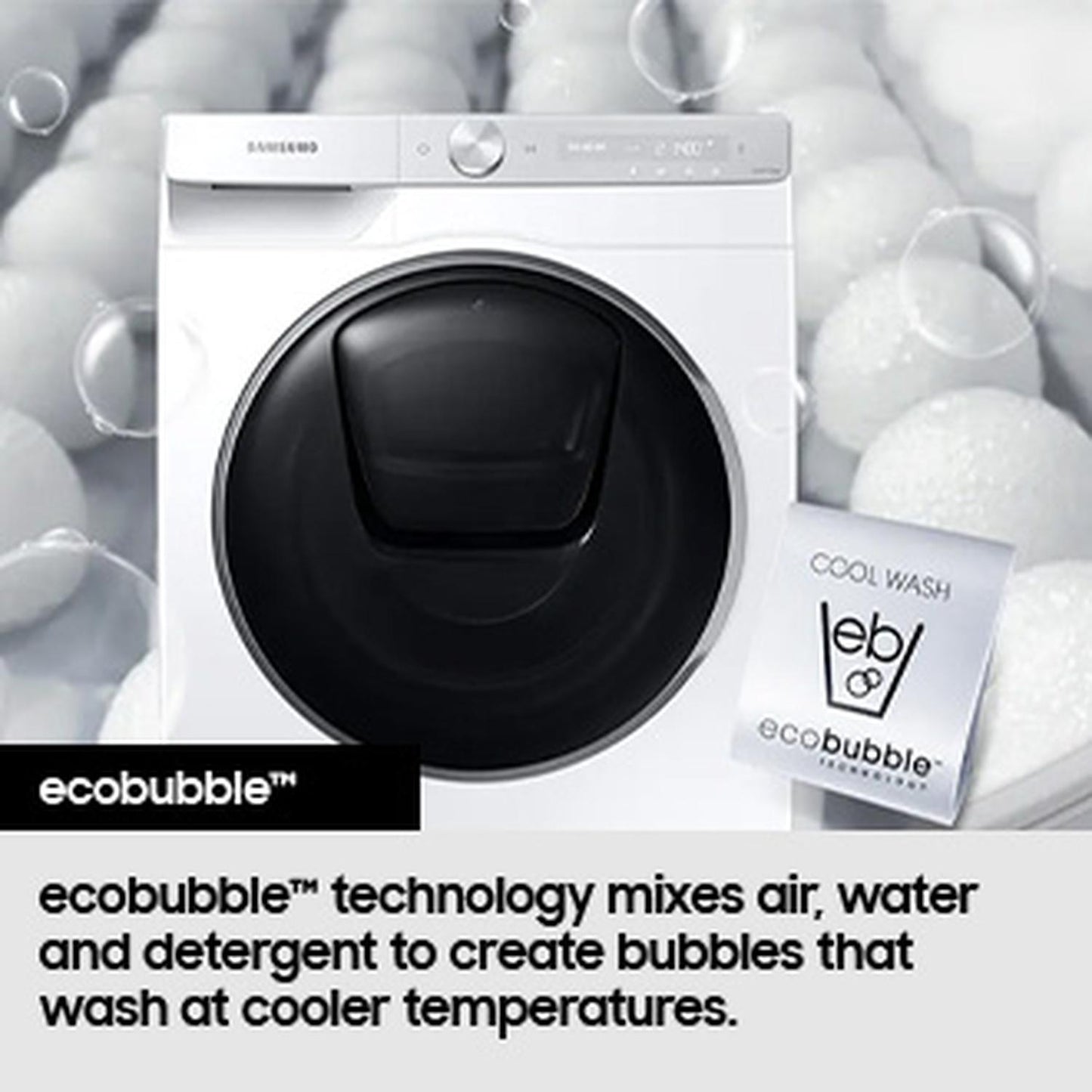 Samsung WD80TA046BE/EU 8kg/5kg 1400 Spin Washer Dryer - White