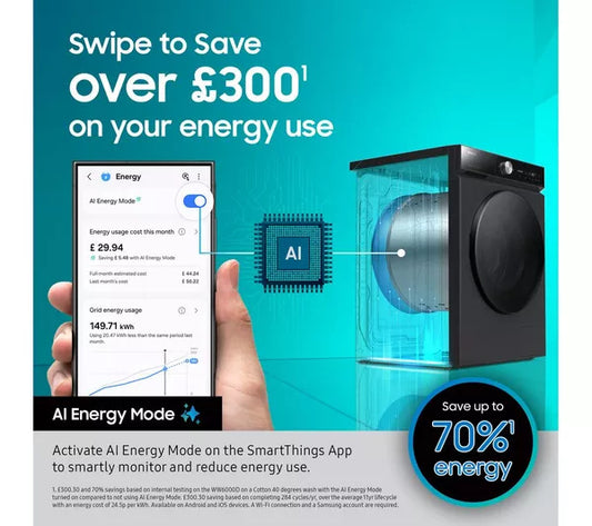 Samsung WW11DG6B25LEU1 11kg 1400 spin - White