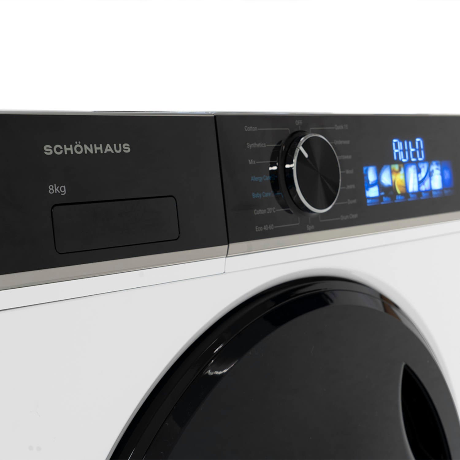Schonhaus WMSF01814AW 8kg 1400 Spin Washing Machine - White