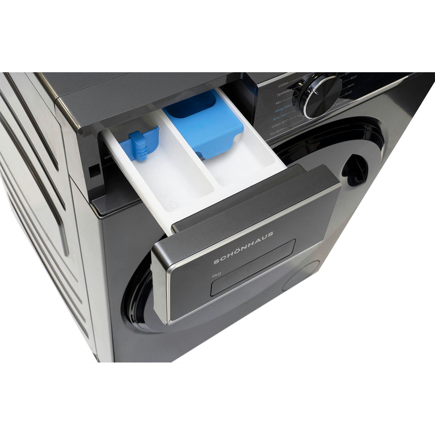 Schonhaus WMSF01914AG 9kg 1400 Spin Washing Machine - Graphite