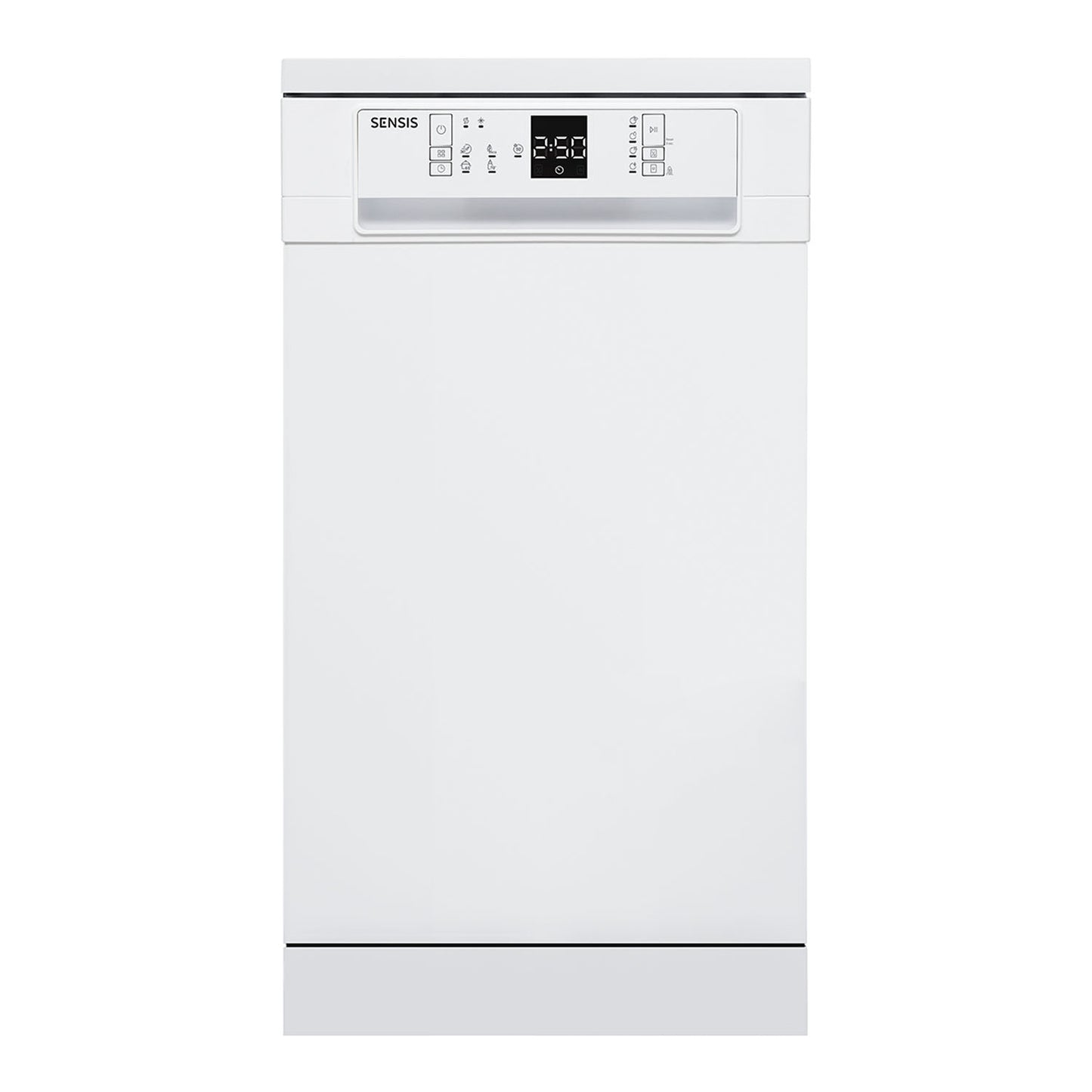 Sensis DWF0110SLEW Slimline Dishwasher - White - 10 Place Settings