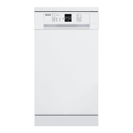 Sensis DWF0110SLEW Slimline Dishwasher - White - 10 Place Settings