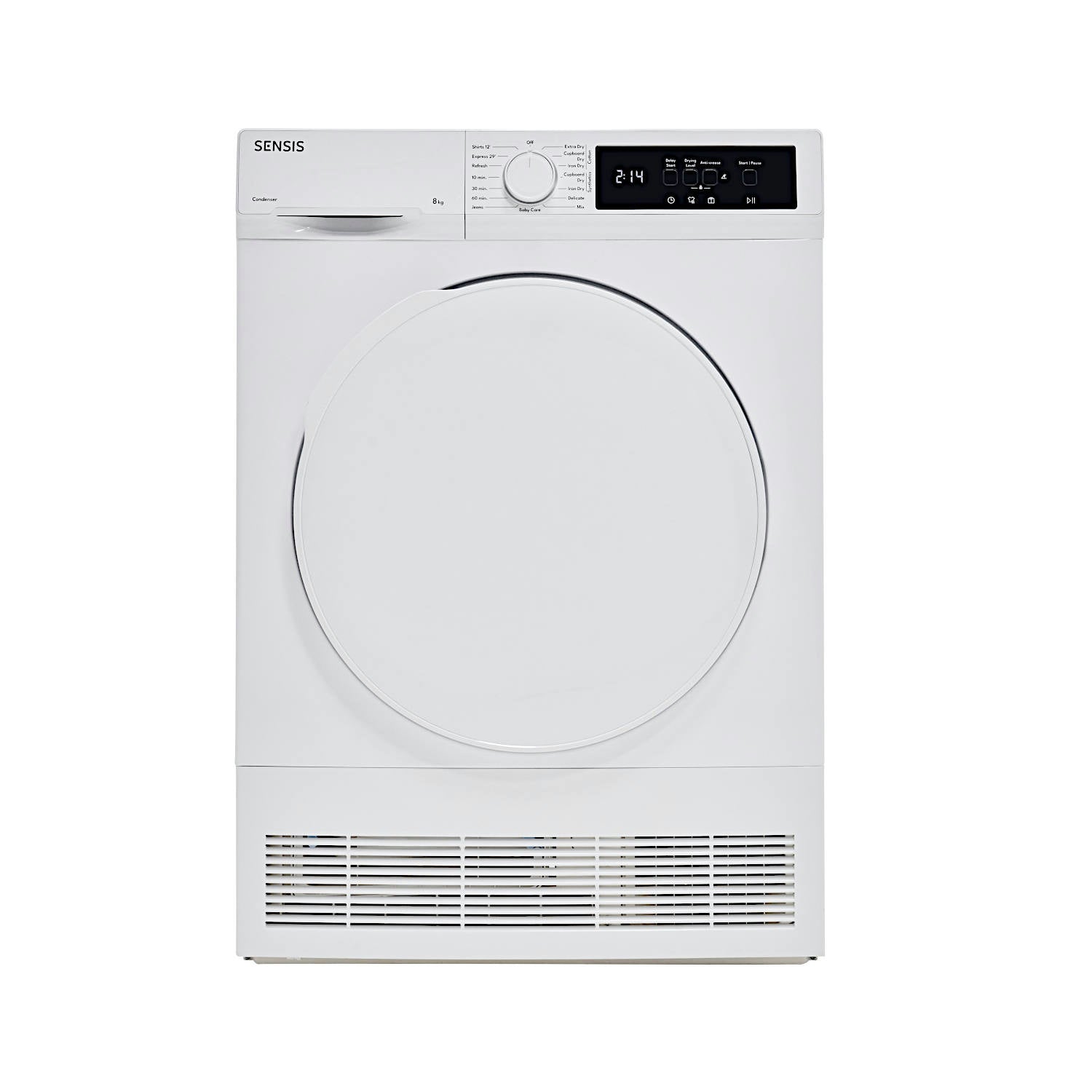 Sensis TDCF018BW 8kg Condenser Tumble Dryer - White