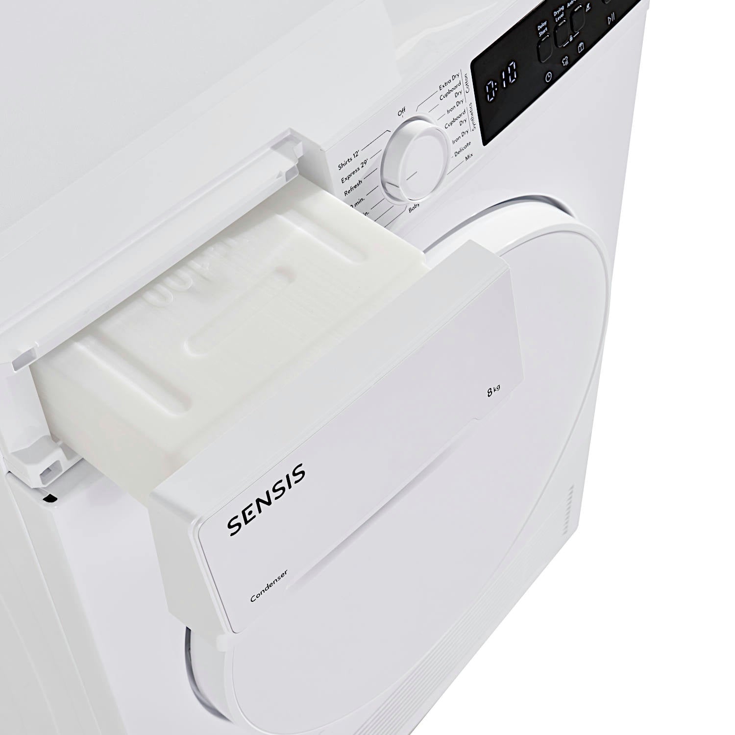 Sensis TDCF018BW 8kg Condenser Tumble Dryer - White
