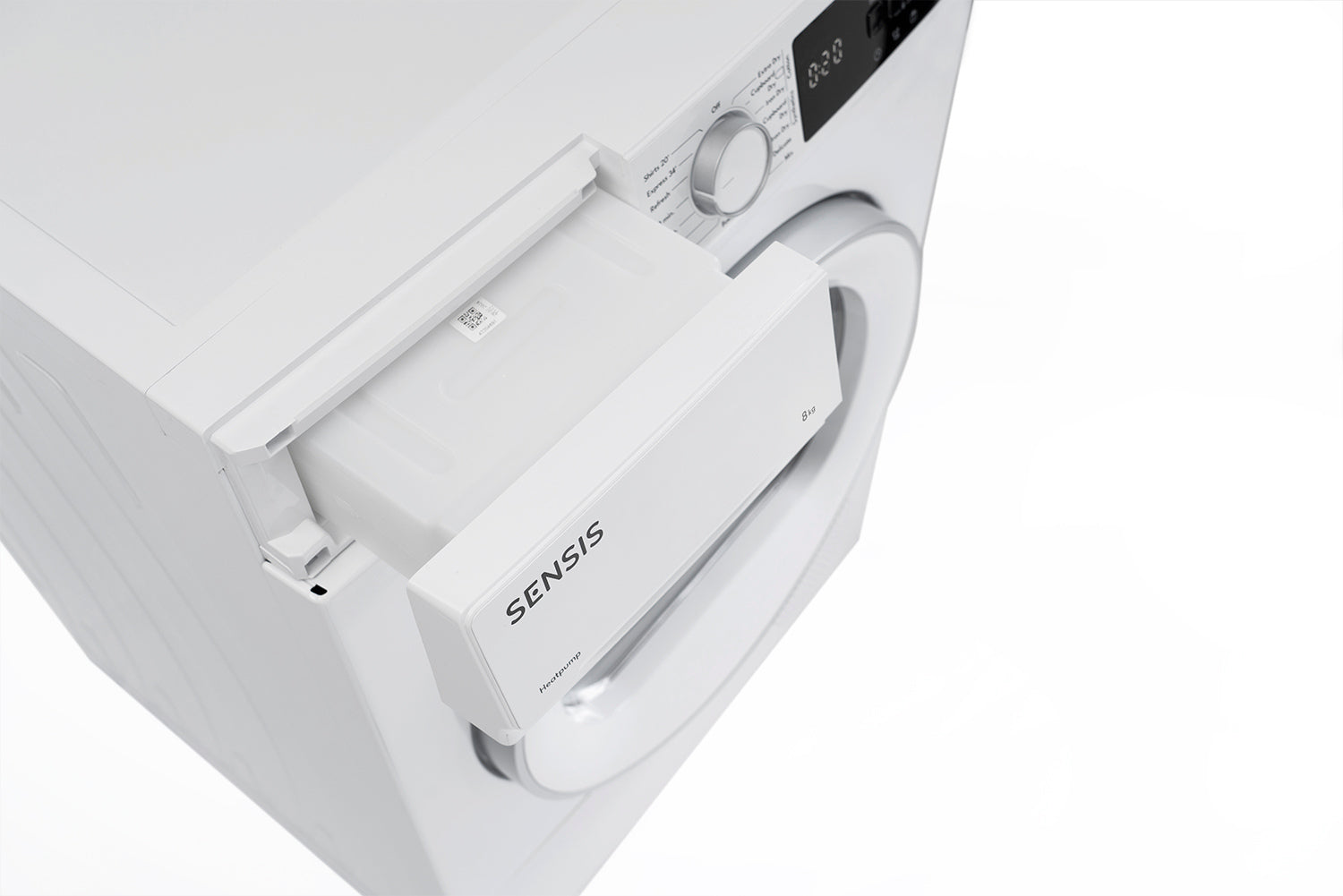 Sensis TDHF018A2W 8kg Heat Pump Tumble Dryer - White