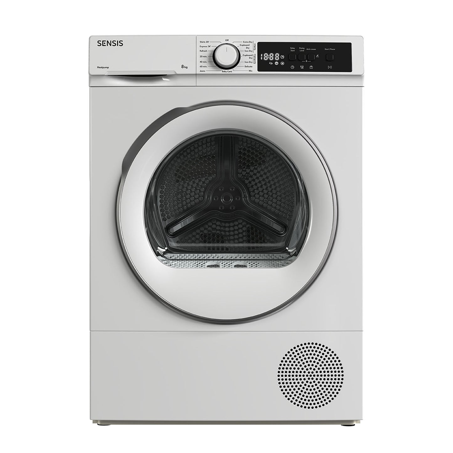 Sensis TDHF018A2W 8kg Heat Pump Tumble Dryer - White