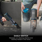 Shark BH102UK PowerBoost Pet Handheld Vacuum - 40 Minutes Run Time - Charcoal with Blue