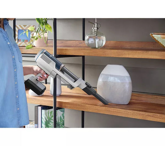 Shark BU3521UK Clean & Empty Cordless Vacuum Cleaner & Auto-Empty System - 40 Minutes Run Time - White