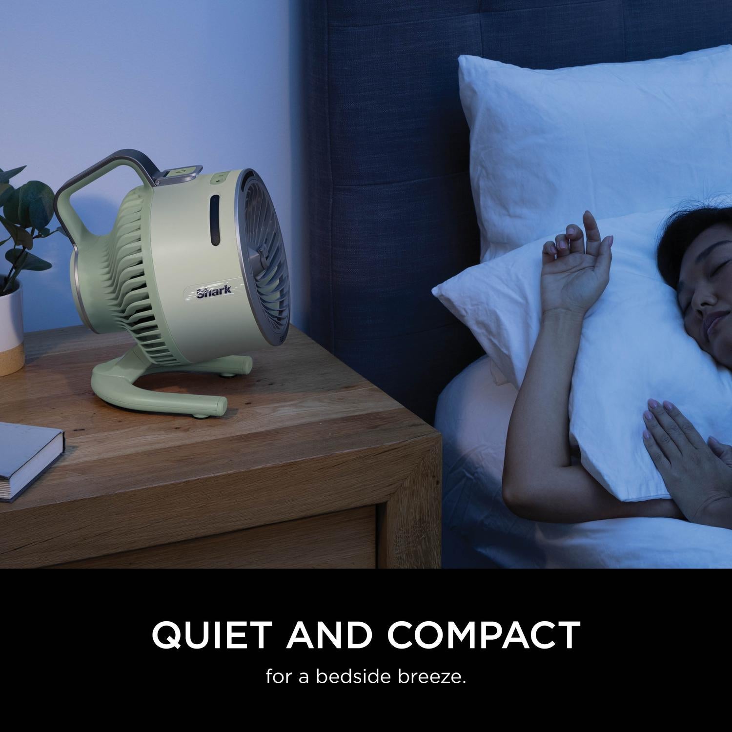 Shark FA050UKGN FlexBreeze TableMate Indoor to Outdoor High-Velocity Tabletop Fan - Lime Green