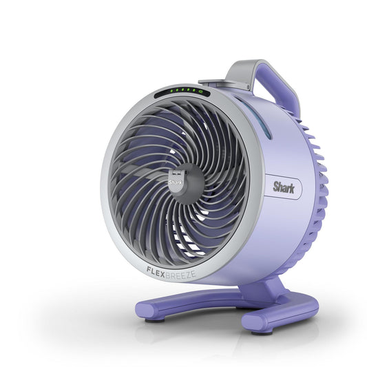 Shark FA050UKLV FlexBreeze TableMate Indoor to Outdoor High-Velocity Tabletop Fan - Lavender