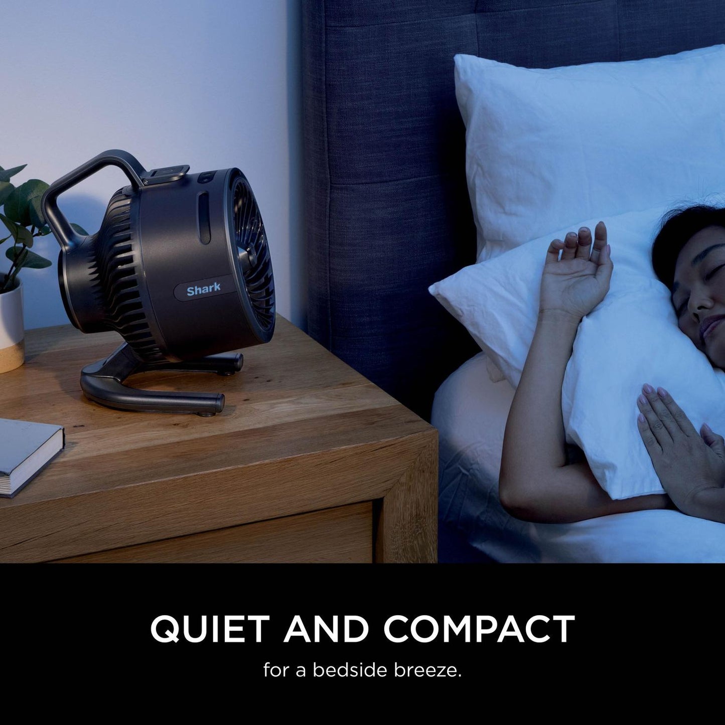 Shark FA050UK FlexBreeze HydroGo outdoors & indoors misting Fan - Cool Grey