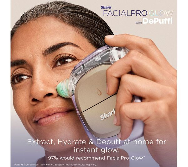 Shark XSKACS300UKPL  FacialPro Glow + Depuffi Spa - Purple