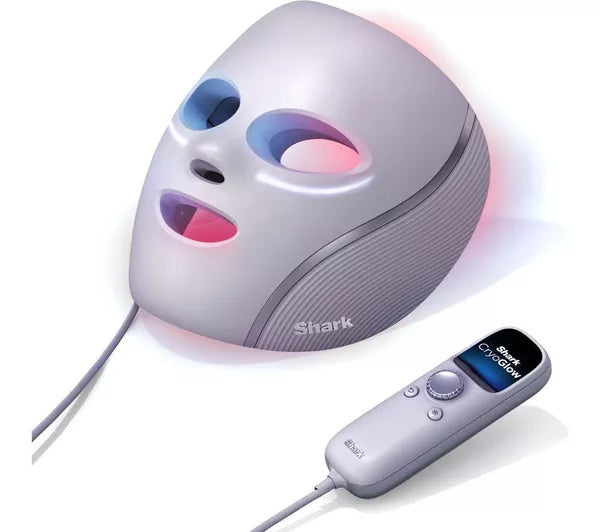 Shark FW312UK CryoGlow Under Eye Cooling & LED Repair Mask - Blue