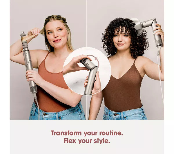 Shark HD446SLUK FlexStyle Air Styler & Hair Dryer -5 Attachments - Stone