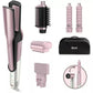 Shark HD6051SUKPK Glam Sleek Straight Waves & Curls Multi Styler - Pink