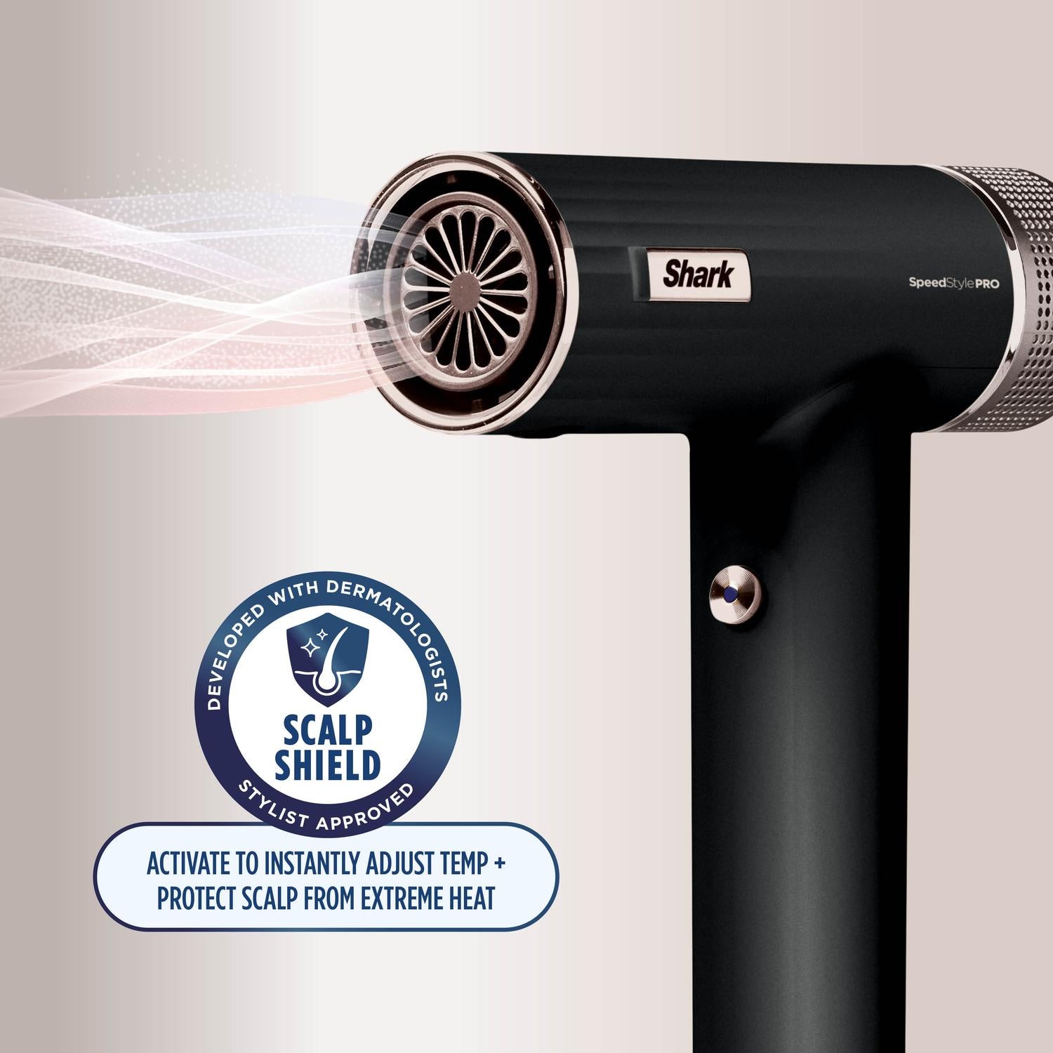 Shark HD701UK SpeedStyle Pro High-Velocity Hair Dryer - Black