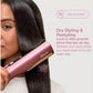 Shark HT401UKPK SilkiPro Straight Hair Straightener + Dryer in One Tool - Pink