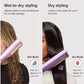 Shark HT401UKPU SilkiPro Straight Hair Straightener + Dryer in One Tool - Purple