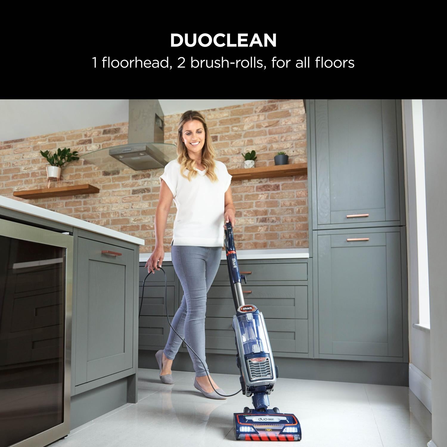 Shark NZ801UKT Anti Hair Wrap Upright Vacuum Cleaner with Powered Lift- Away TruePet - Blue