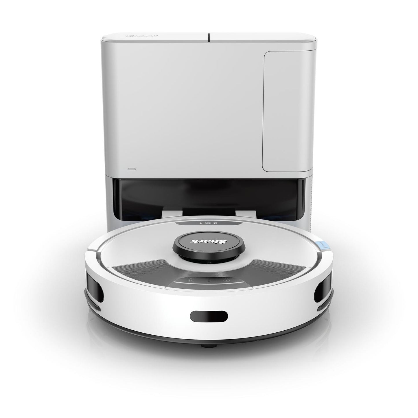 Shark RV2620WAUKWH Matrix Plus 2 in 1 Self Empty Robot Vacuum & Mop - 110 Minutes Run Time - White/Silver