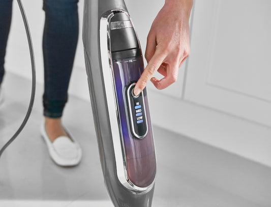 Shark S6003UK Klik n'Flip Automatic Steam Pocket Mop - Shark Steel Grey/Bordeaux