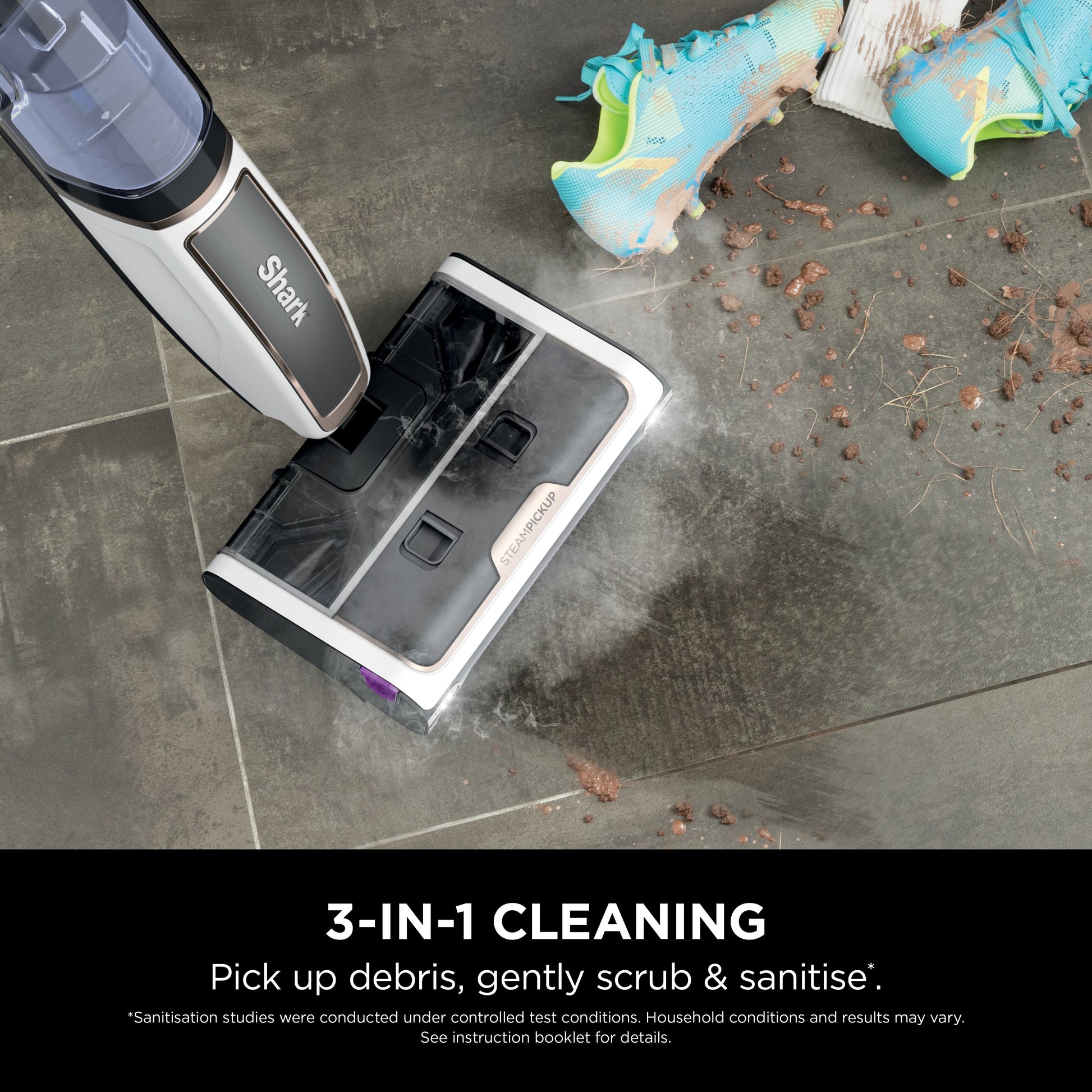 Shark SD200UK SteamPickUp Hard Floor Cleaner - White