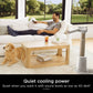 Shark TF200SUKWH TurboBlade Multi-Directional Cooling Fan - Stone