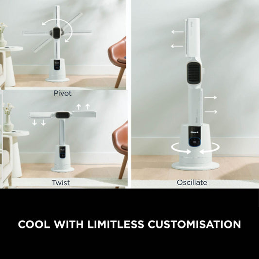 Shark TH200UKWH Fan & Heater - White