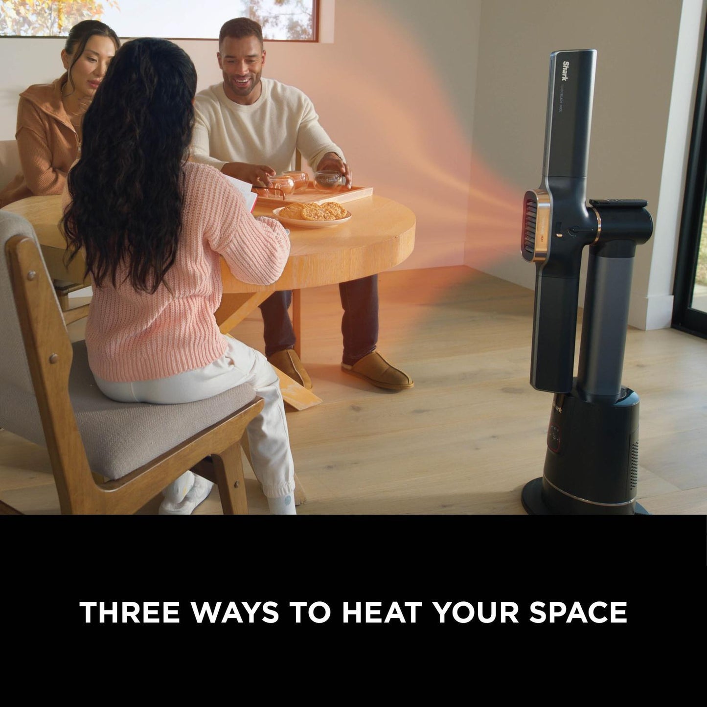 Shark TH200UK Fan & Heater - Charcoal